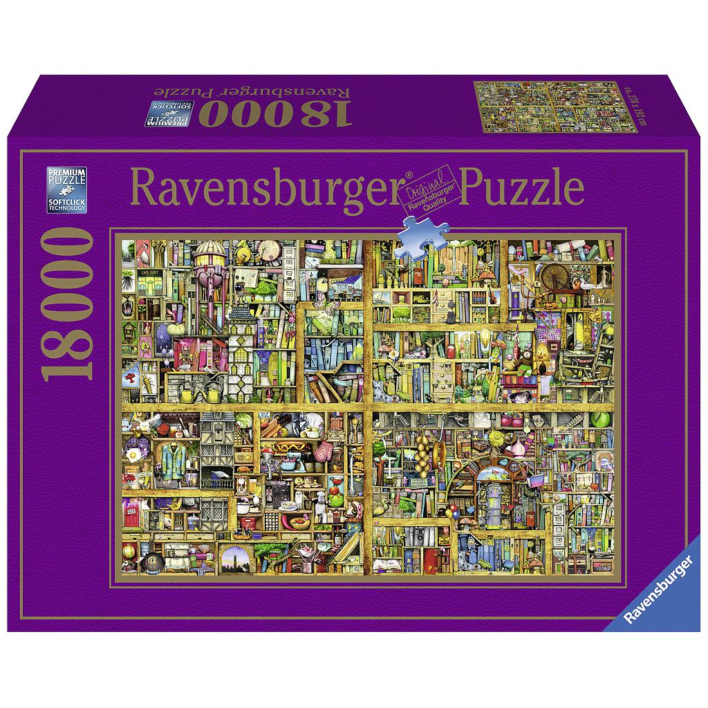 Ravensburger pusle 18000 tk Maagiline raamaturiiu..