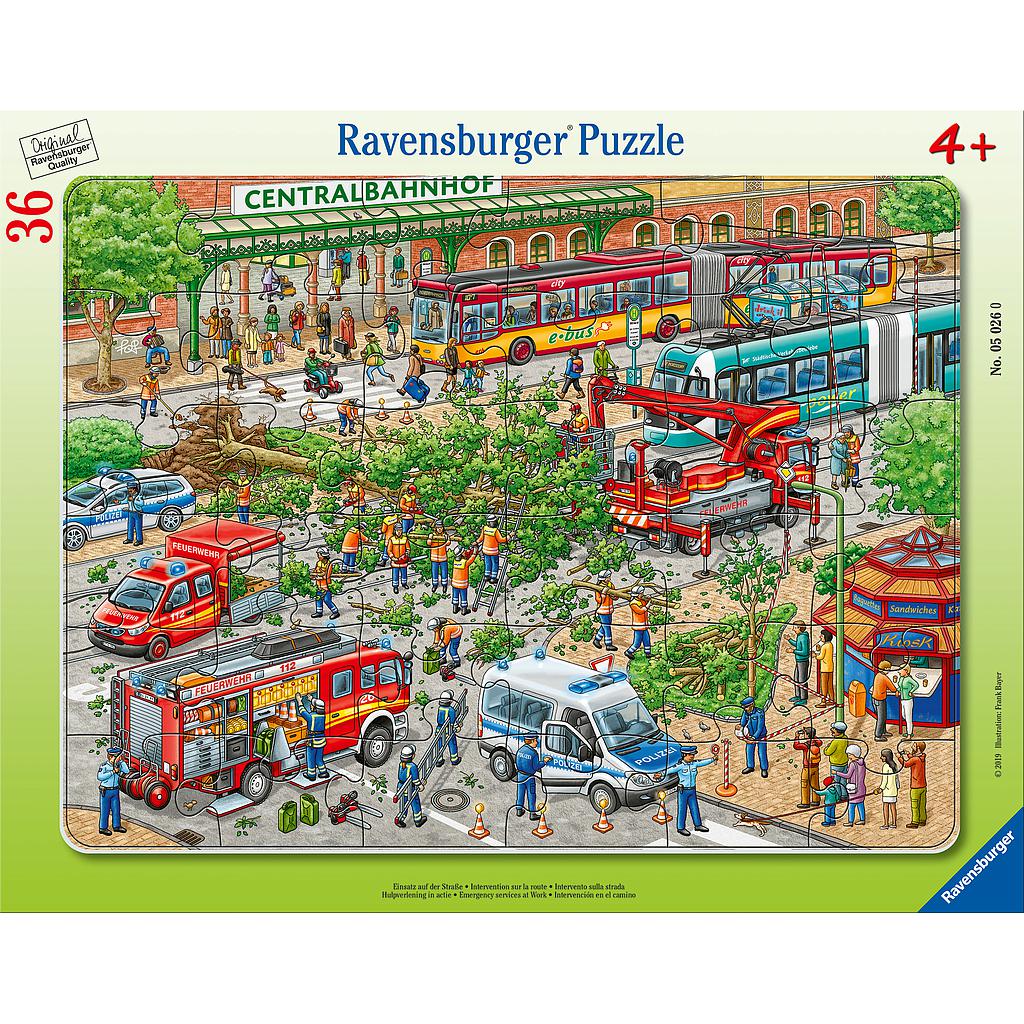 Ravensburger suur plaatpusle 36 tk Päästetööd ..