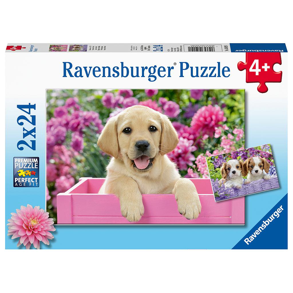 Ravensburger pusle 2x24 Karvased sõbrad