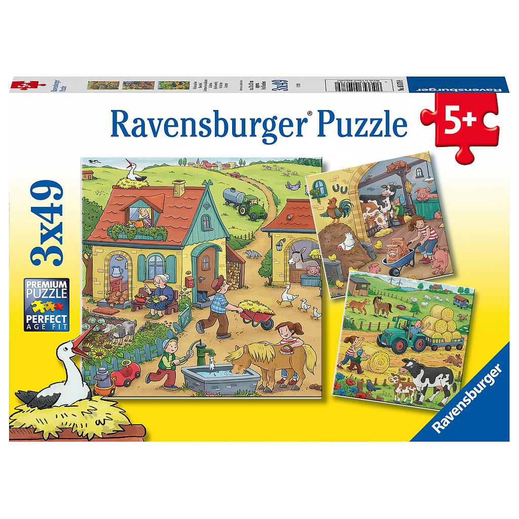 Ravensburger pusle  3x49 Talutööd 