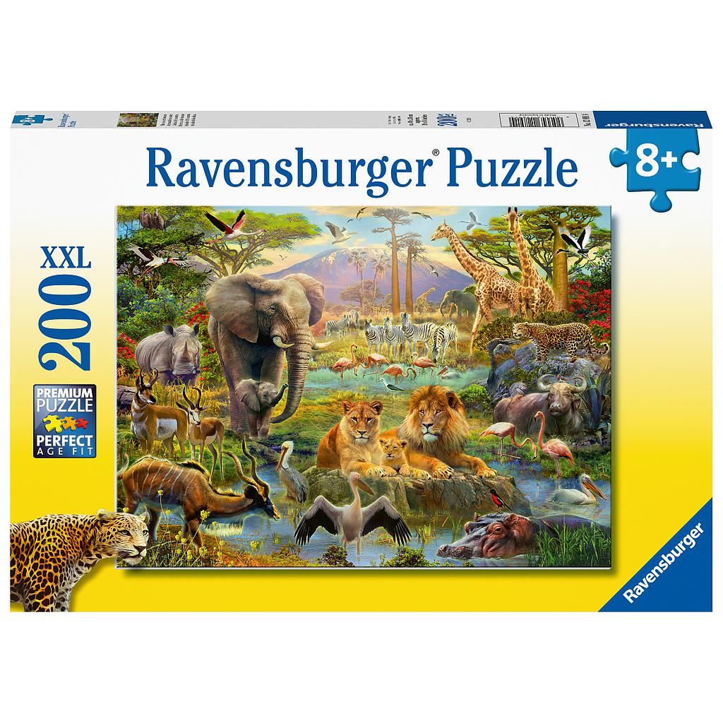 Ravensburger pusle 200tk. Savanniloomad