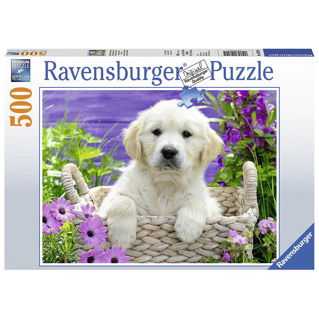 Ravensburger pusle 500 tk. Kuldne retriiver