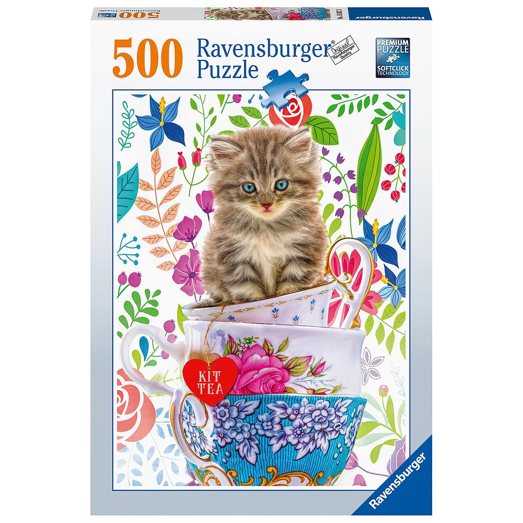 Ravensburger pusle 500 tk. Kassid kruusis