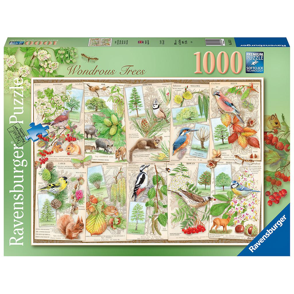 Ravensburger pusle 1000 tk. Suurepärased puud