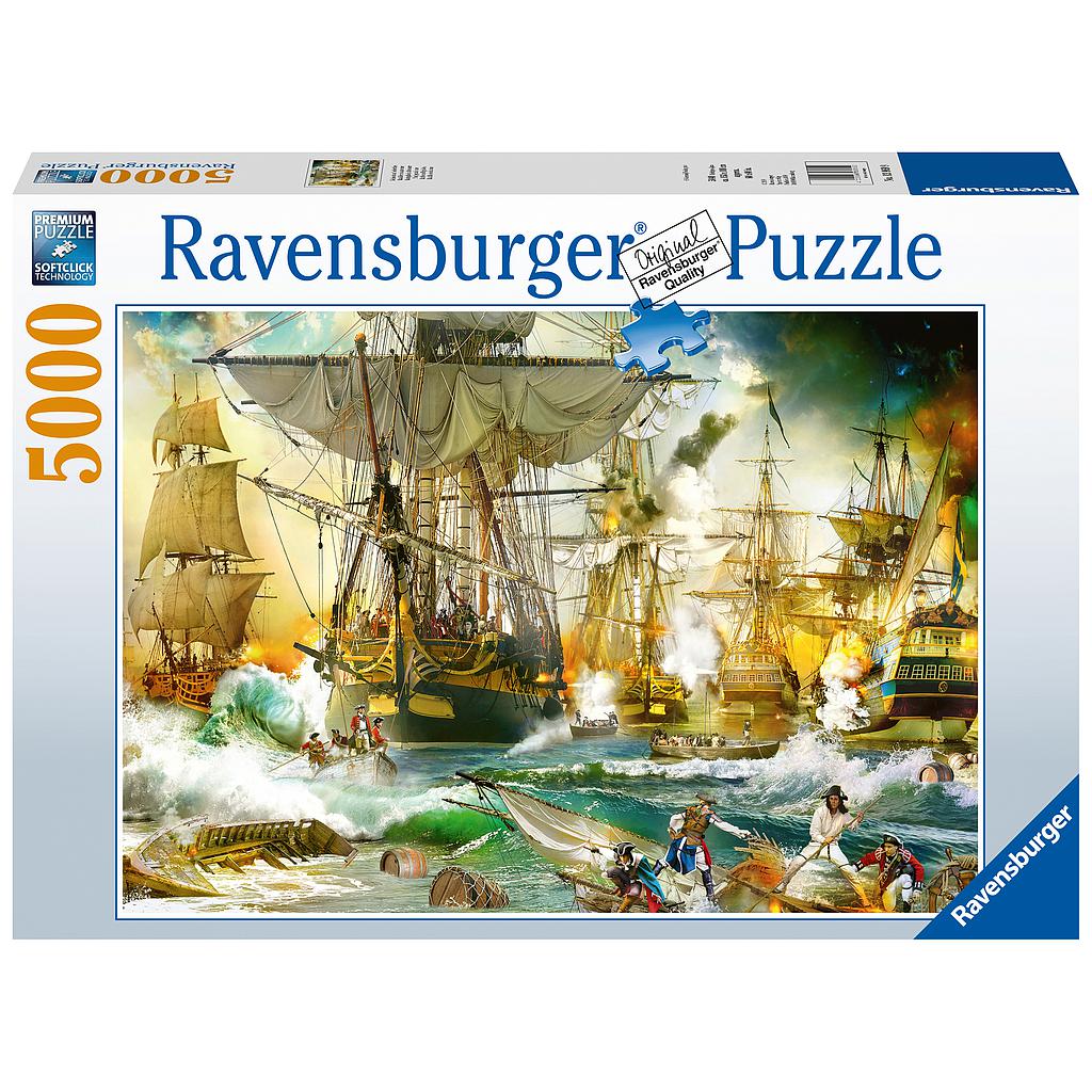 Ravensburger pusle 5000 tk. Lahing avamerel