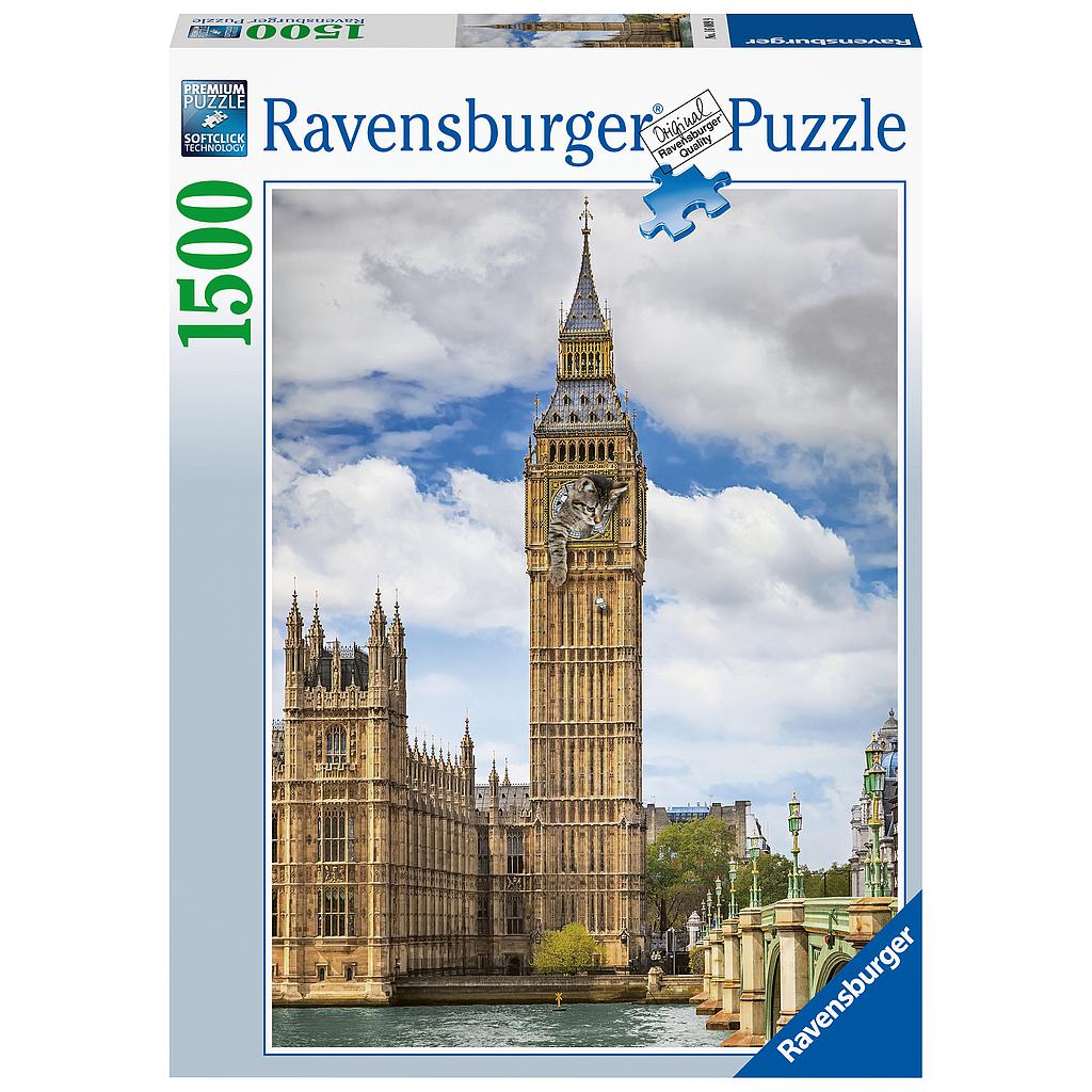 Ravensburger pusle 1500 tk Kass Big Ben´i tornis