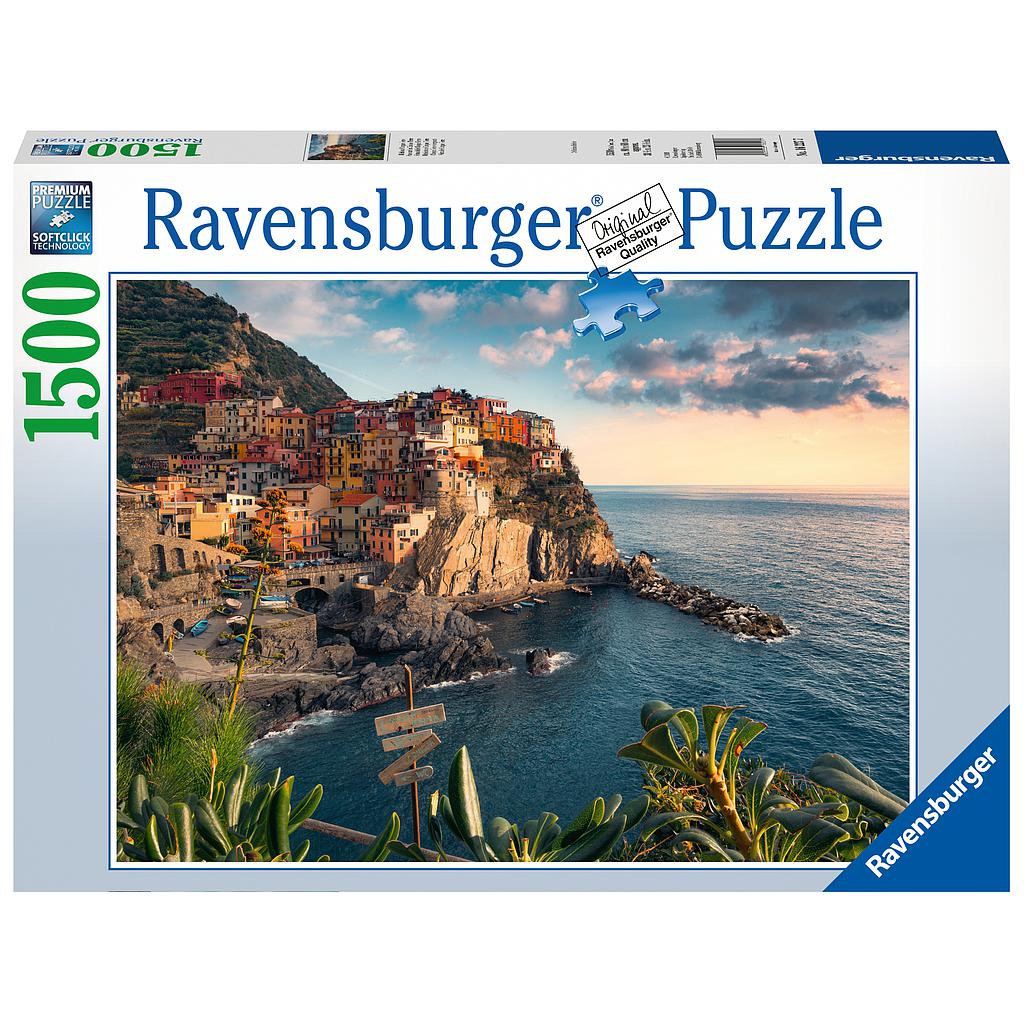 Ravensburger pusle 1500 tk Cinque Terre vaade