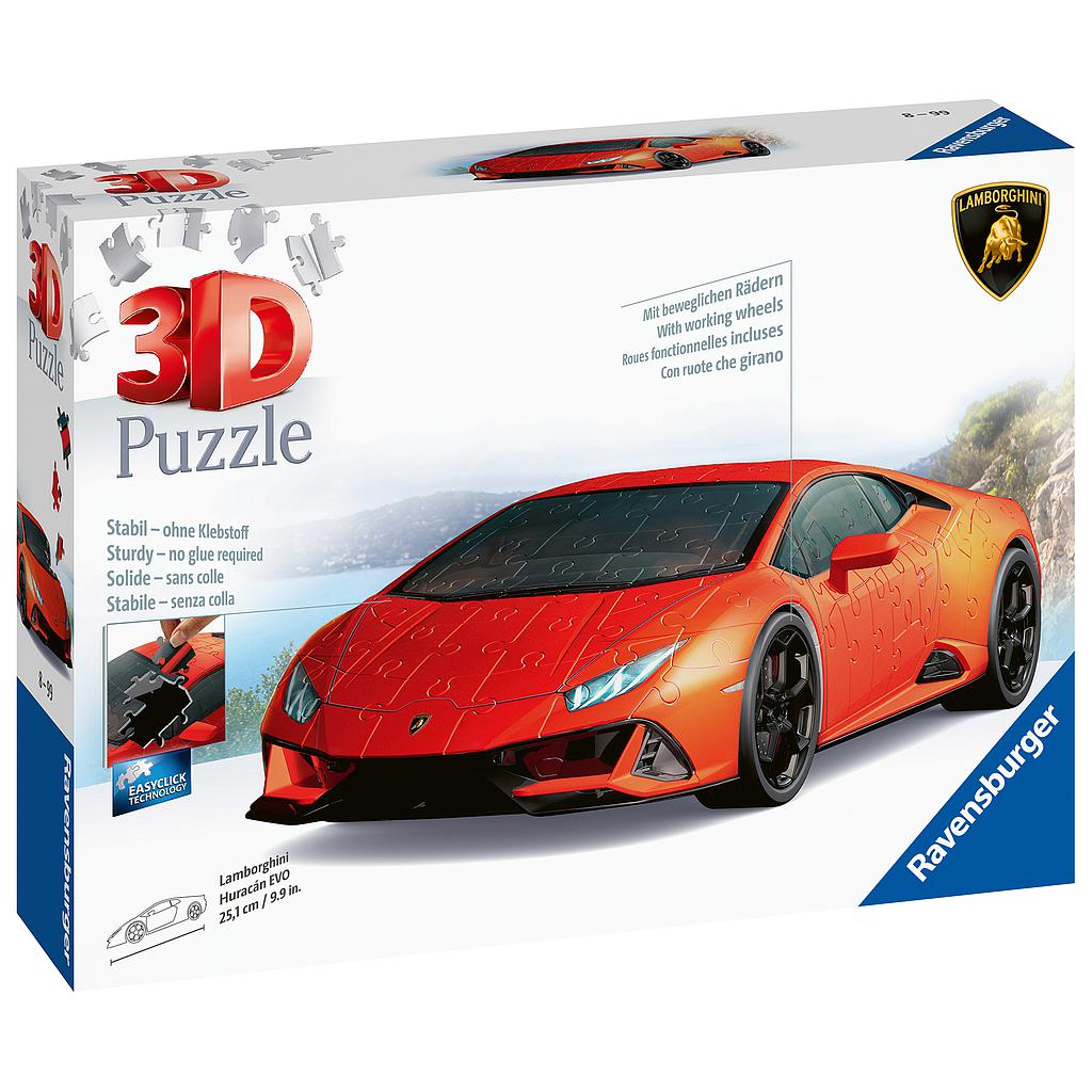 Ravensburger 3D 140 tk pusle Lamborghini Huracan E..