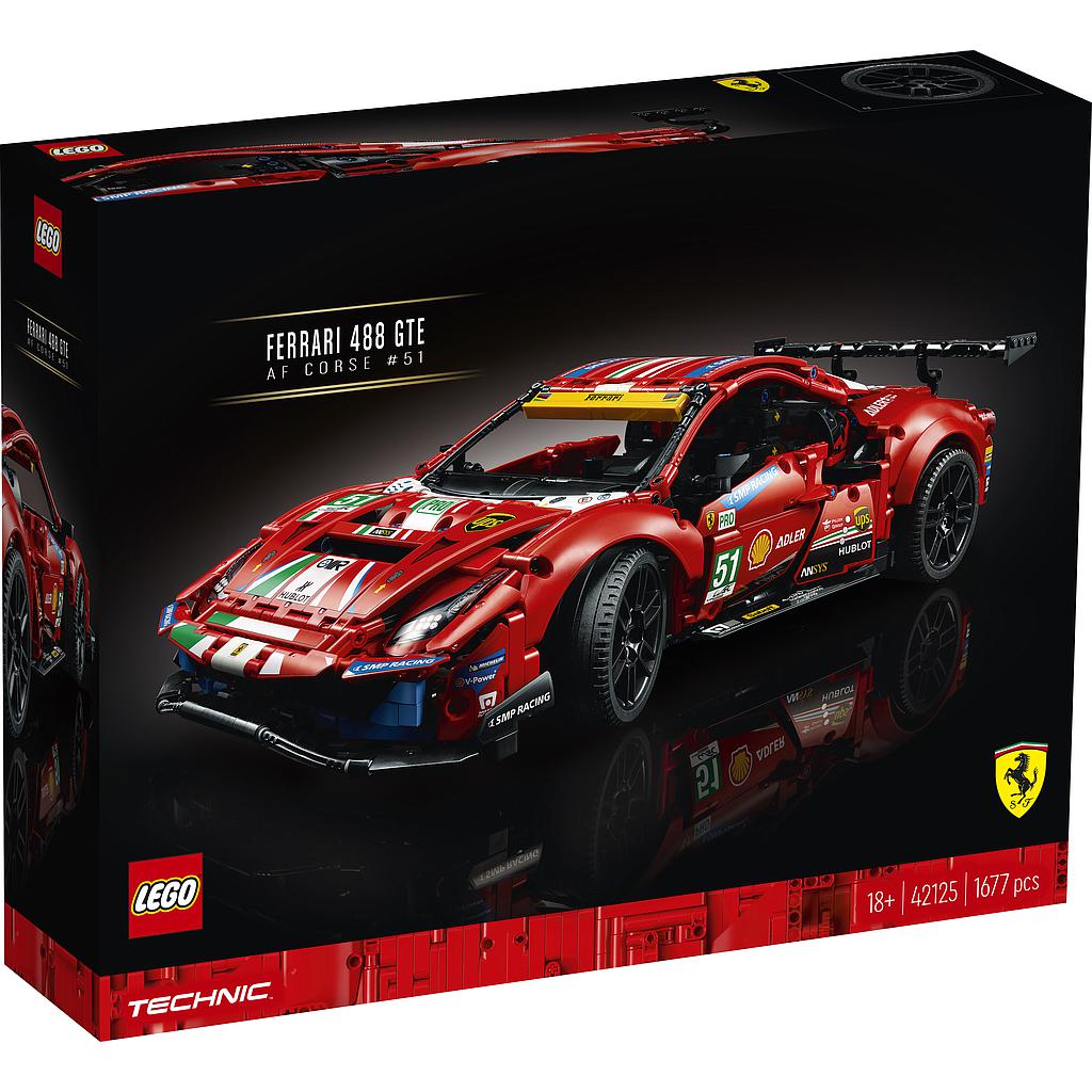 LEGO Technic Ferrari 488 GTE &..