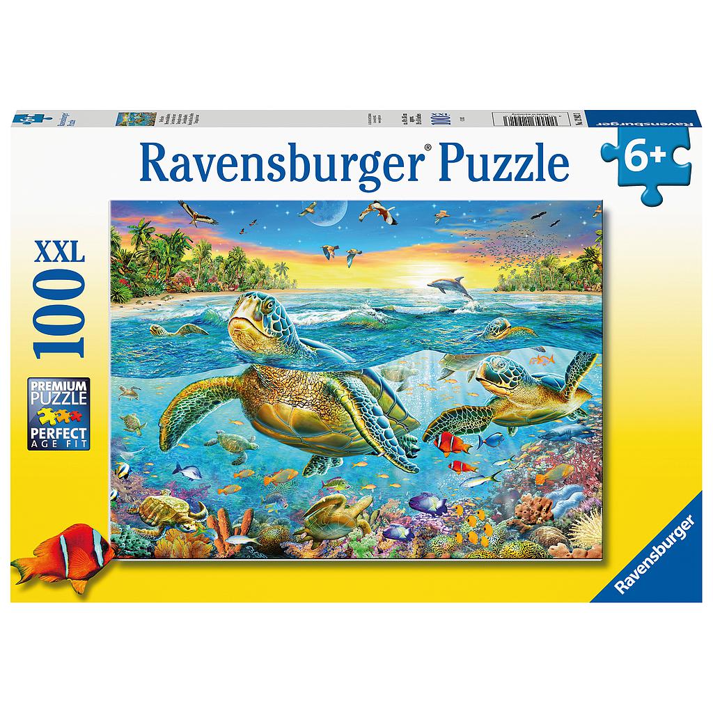 Ravensburger pusle 100 tk Veekilpkonnad