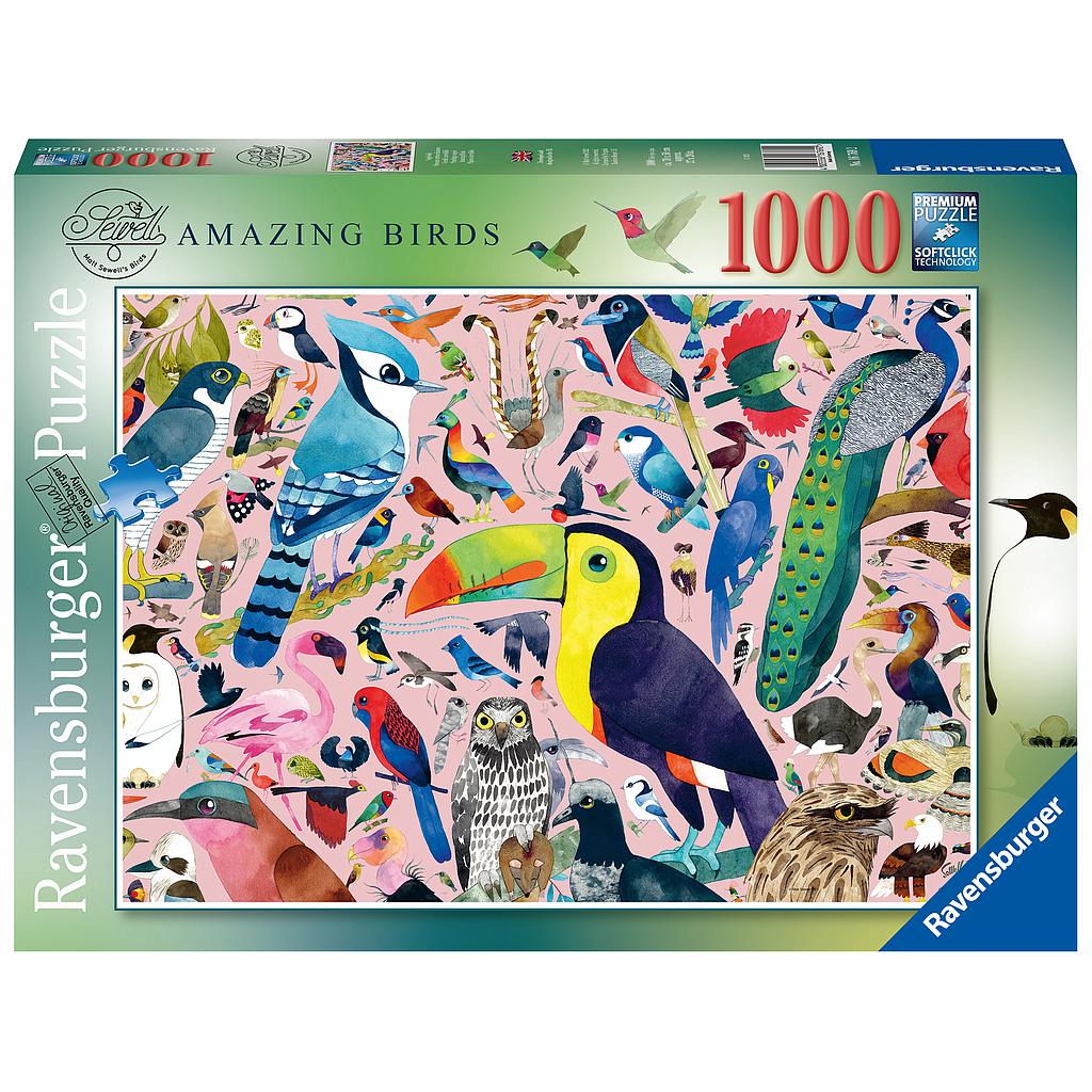 Ravensburger pusle 1000 tk Imelised linnud