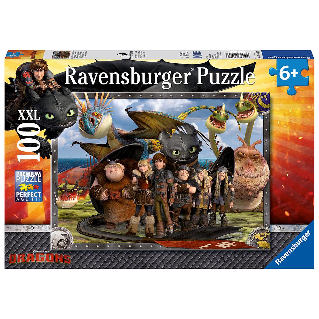 Ravensburger pusle 100 tk Kuidas taltsutada lohet