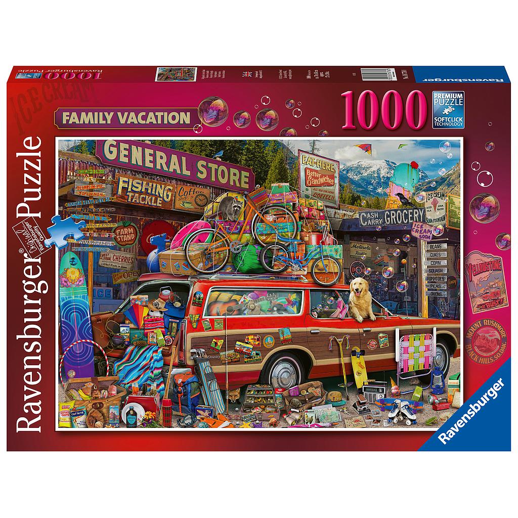 Ravensburger pusle 1000 tk Perepuhkus 