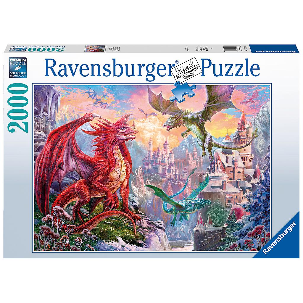 Ravensburger pusle 2000 tk Draakonimaa