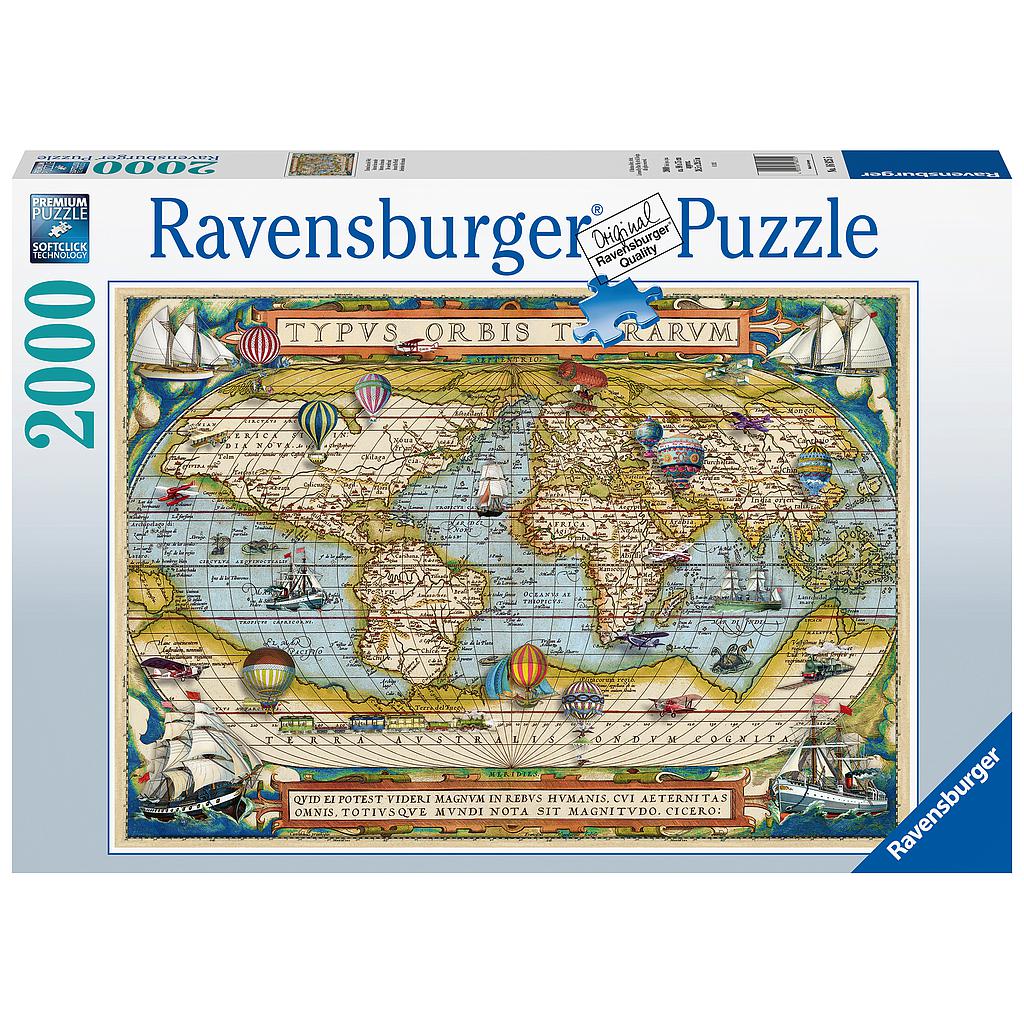  Ravensburger pusle 2000 tk Ümber maailma