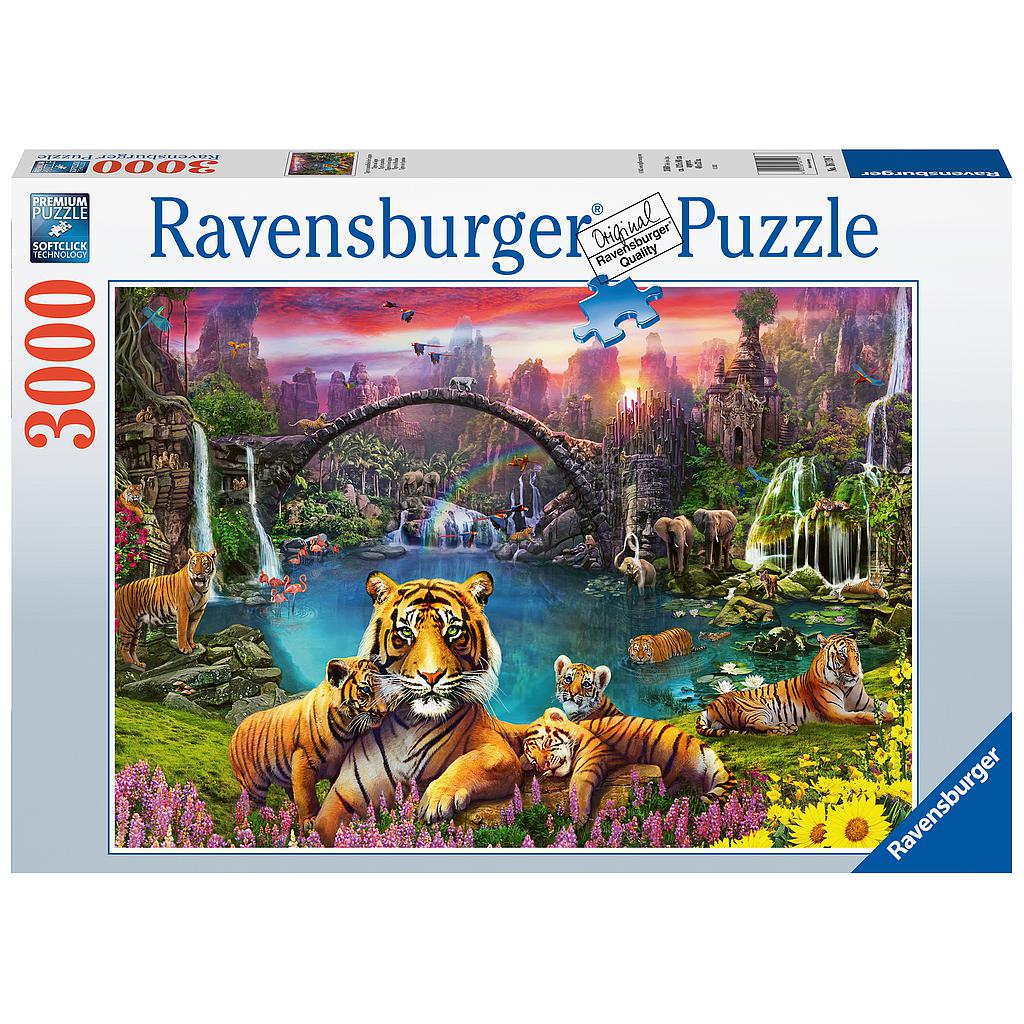 Ravensburger Pusle 3000 tk Tiiger paradiisilises ..