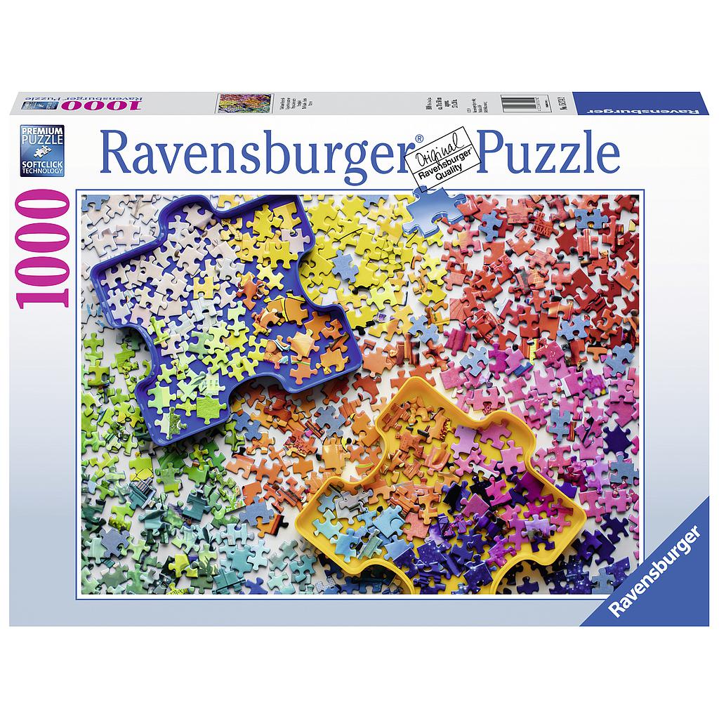 Ravensburger pusle 1000 tk Värvilised pusletükid