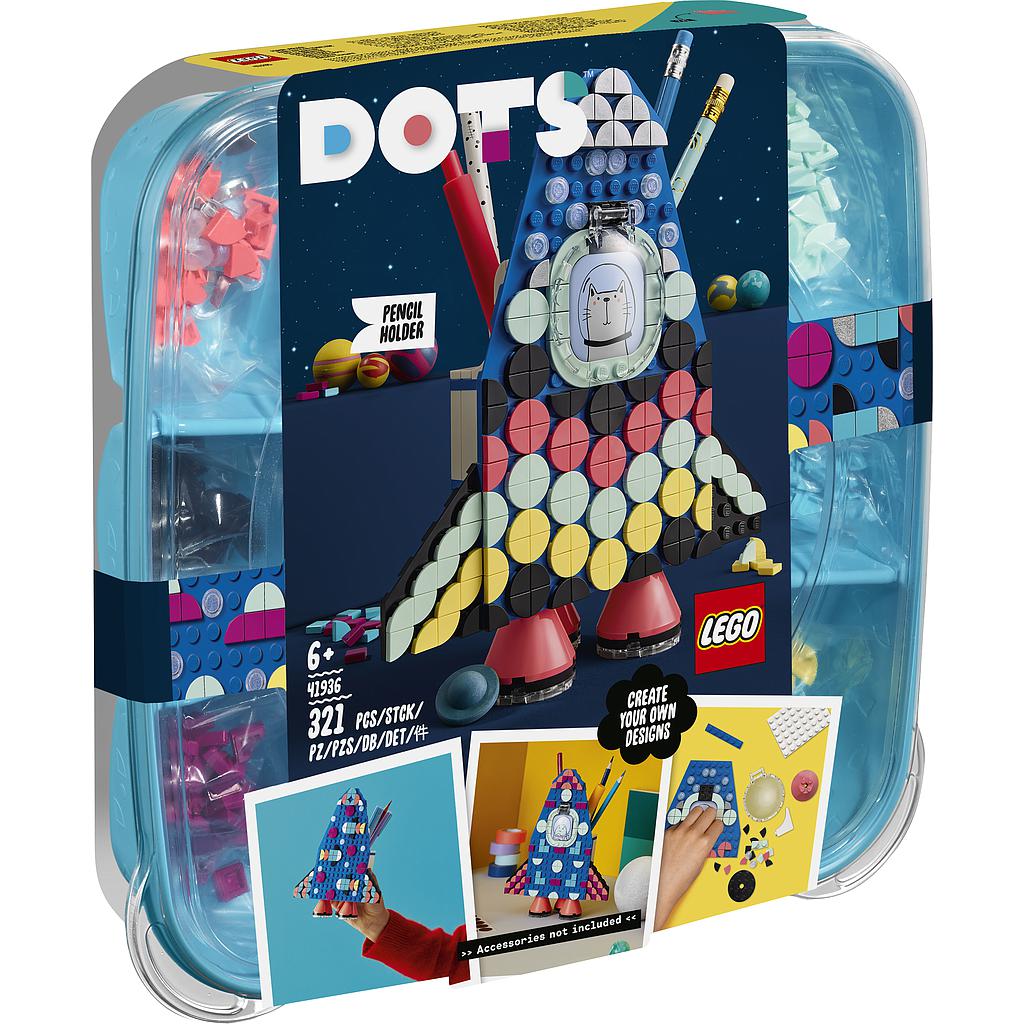 LEGO DOTs raketikujuline pliiatsihoidik