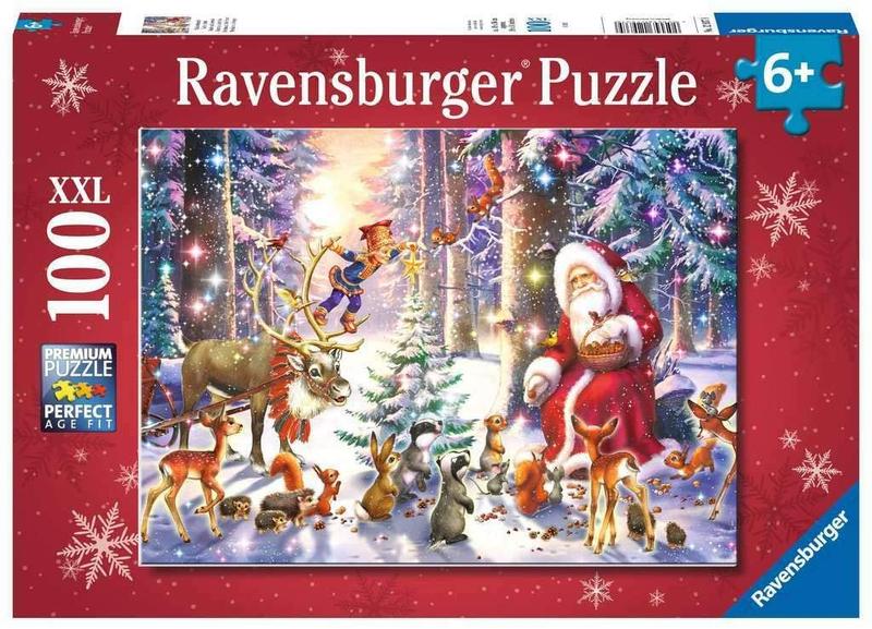 *Ravensburger pusle 100 tk Jõulud metsas