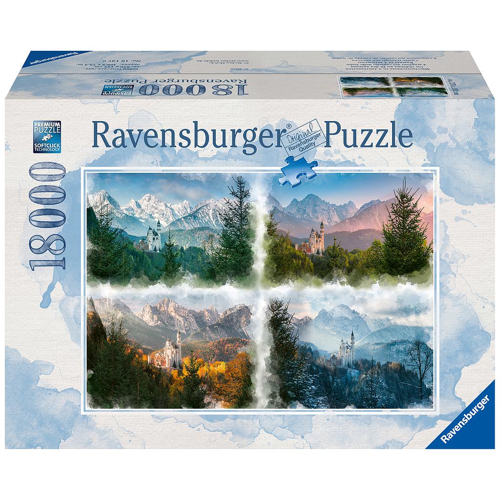 Ravensburger pusle 18000 tk Loss läbi aastaaegad..