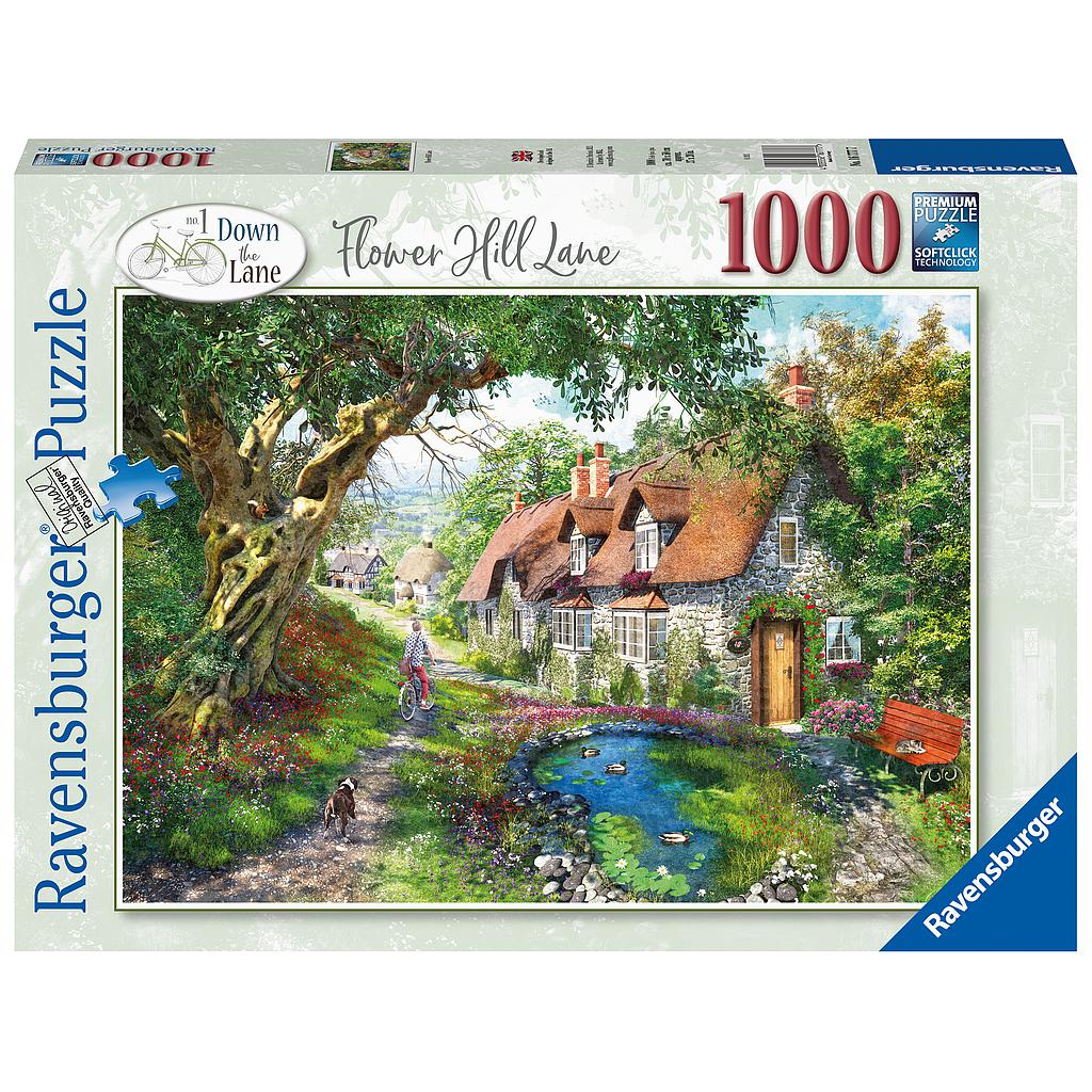 Ravensburger pusle 1000 tk. Majake roheluses