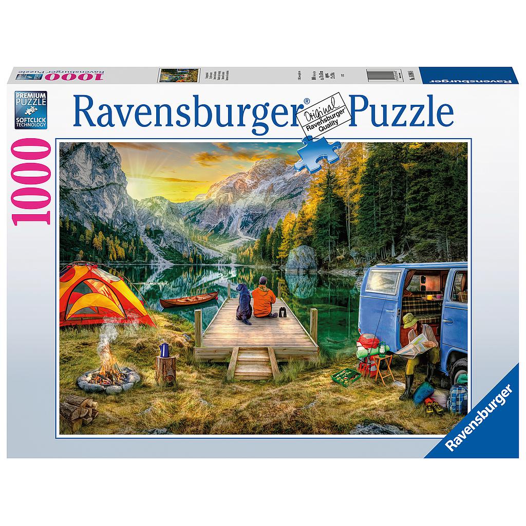 Ravensburger pusle 1000 tk Kämpingu puhkus