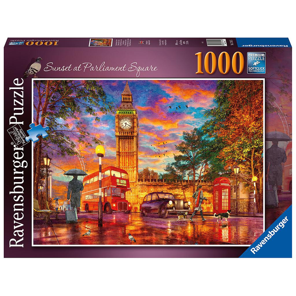 Ravensburger pusle 1000 tk. Päikeseloojang Parla..