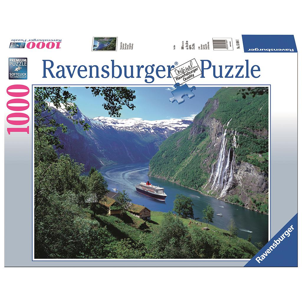 Ravensburger pusle 1000 tk Norra fjörd