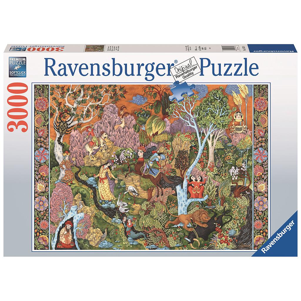 Ravensburger pusle 3000 tk Päiksemärkide aed