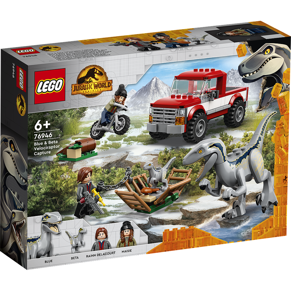 LEGO Jurassic World Blue ja Velociraptor Beta kinnipüüdmine