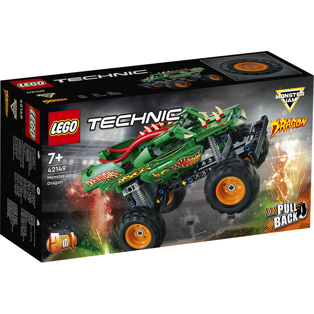 LEGO Technic Monster Jam Draak..