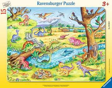 Ravensburger suur plaatpusle 15 tk Väiksed dinosa..