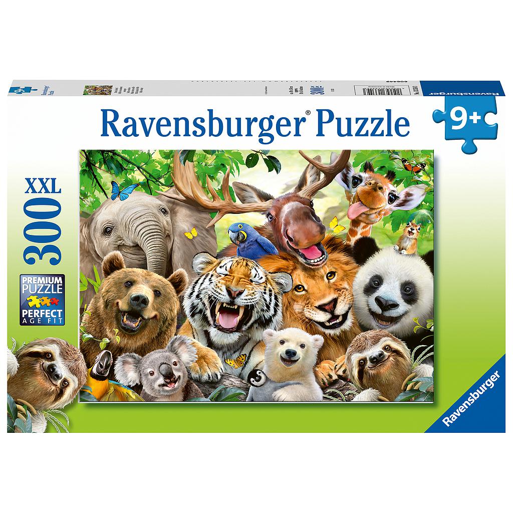 Ravensburger pusle 300 tk Eksootilise loomade self..