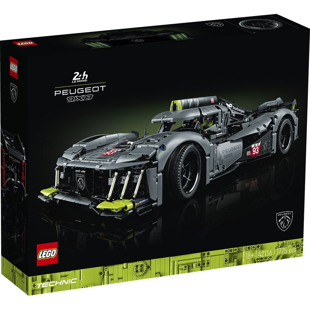 LEGO Technic PEUGEOT 9X8 24H Le Mans Hübriid superauto