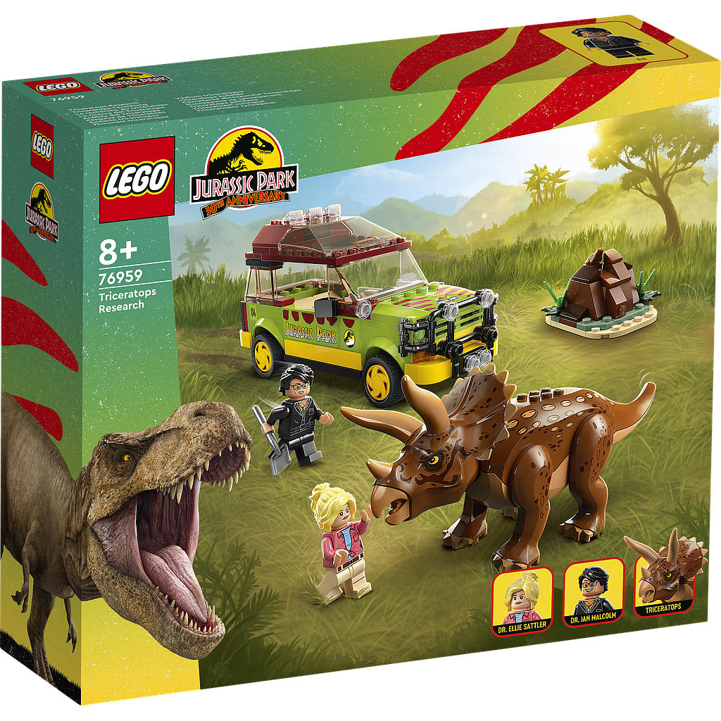 LEGO Jurassic World Triceratopsi uuringud