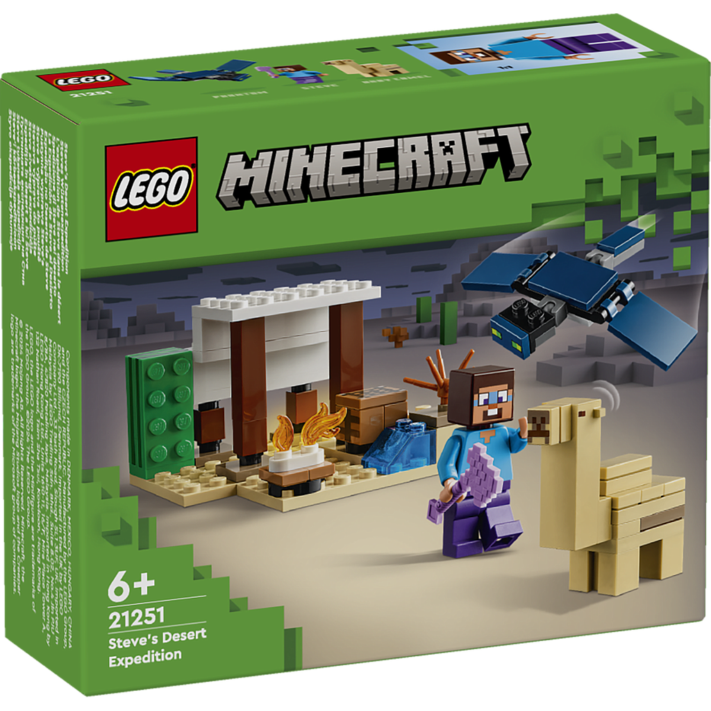 LEGO Minecraft Steve’I kõrbeekspeditsioon