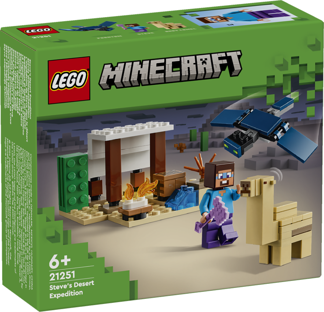 LEGO Minecraft Steve’i kõrbeekspeditsioon