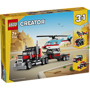 LEGO Creator Flatbed Truck with Helicopter