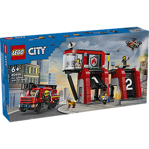 LEGO City Fire Station with Fire Engine