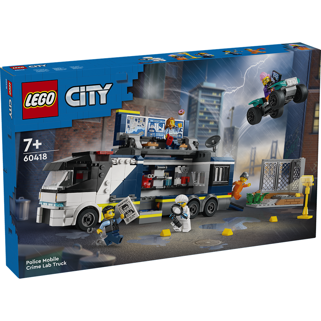 LEGO City Politsei mobiilne kuriteolabori veok