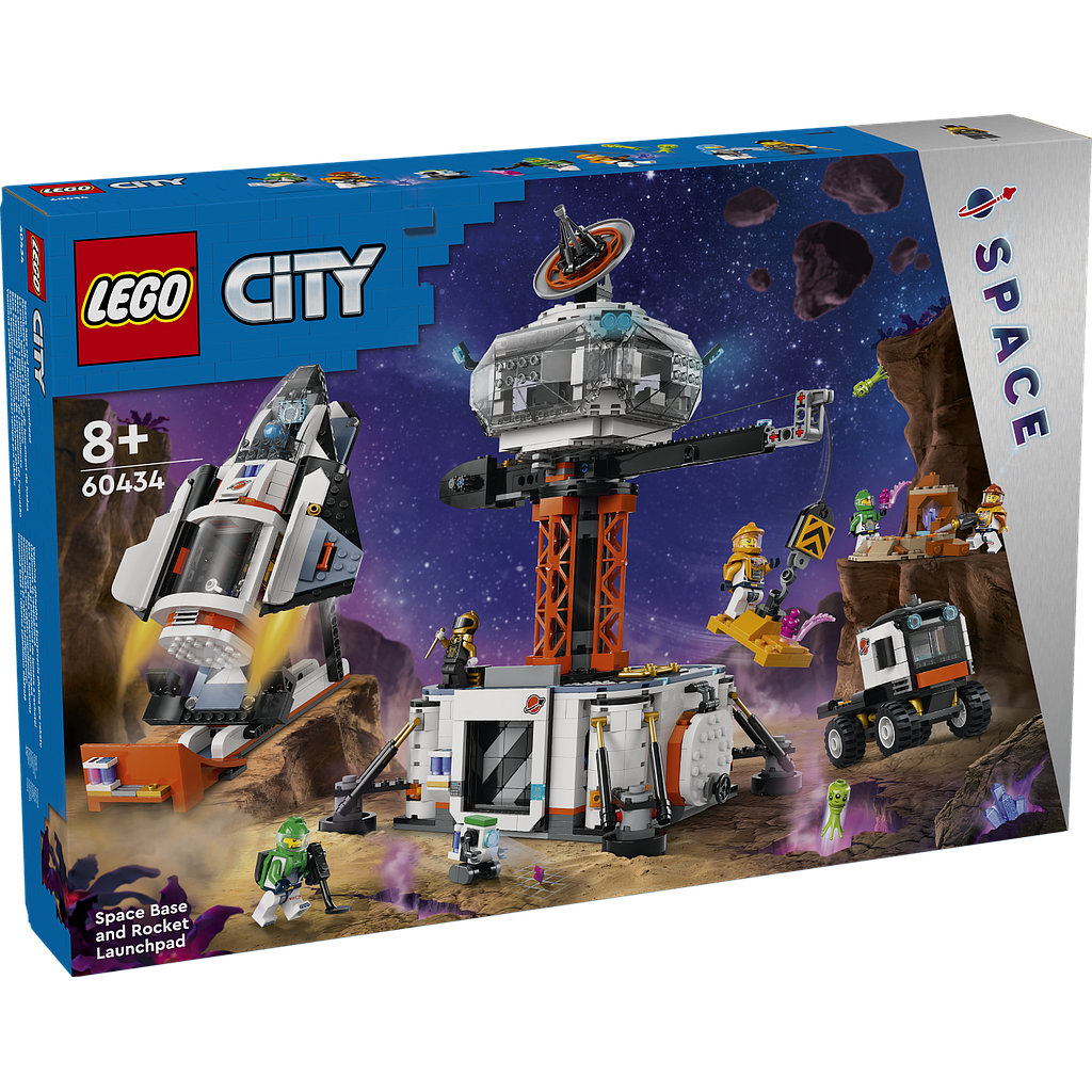 LEGO City Kosmosebaas ja raket..