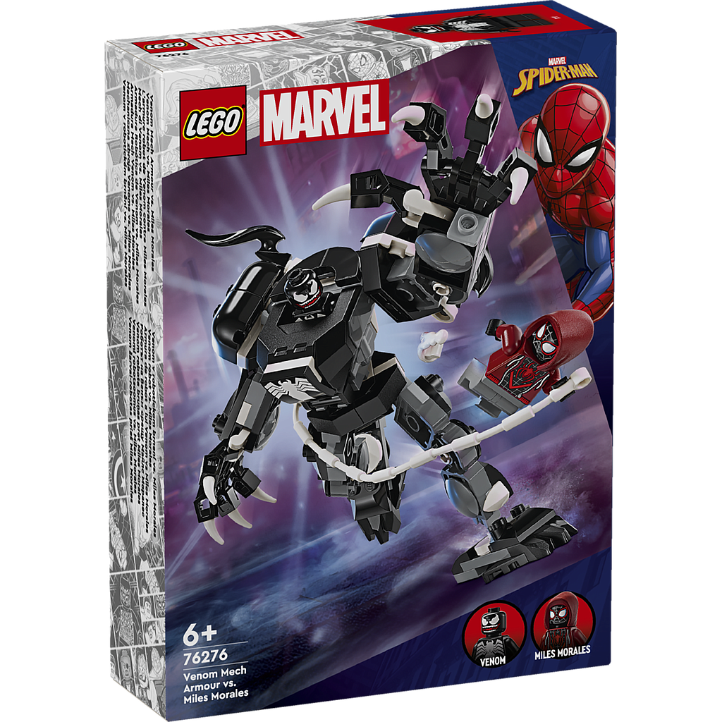 LEGO Super Heroes Venom Mech Armor vs. Miles Morales