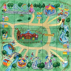 Universal Amusement Park Mat for Robotics and Mathematics