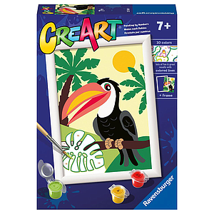 Ravensburger Paint by Numbers Toucan in the jungle