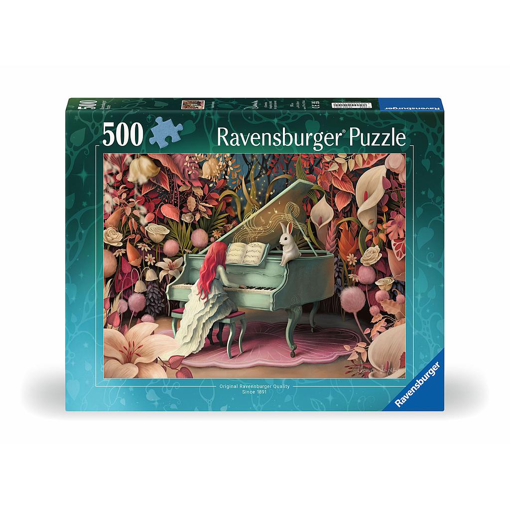 Ravensburger pusle 500 tk Jänes klaveril