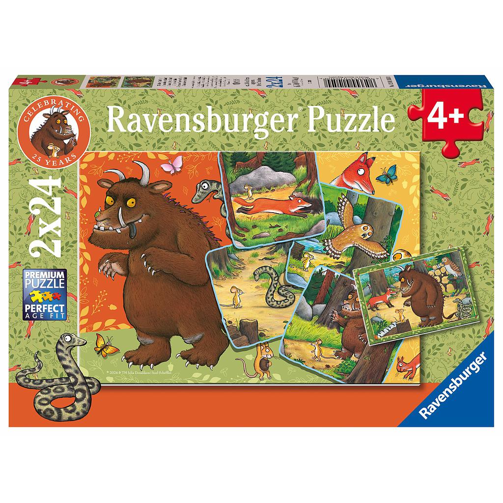 Ravensburger pusle 2x24 tk Metsaelanikud