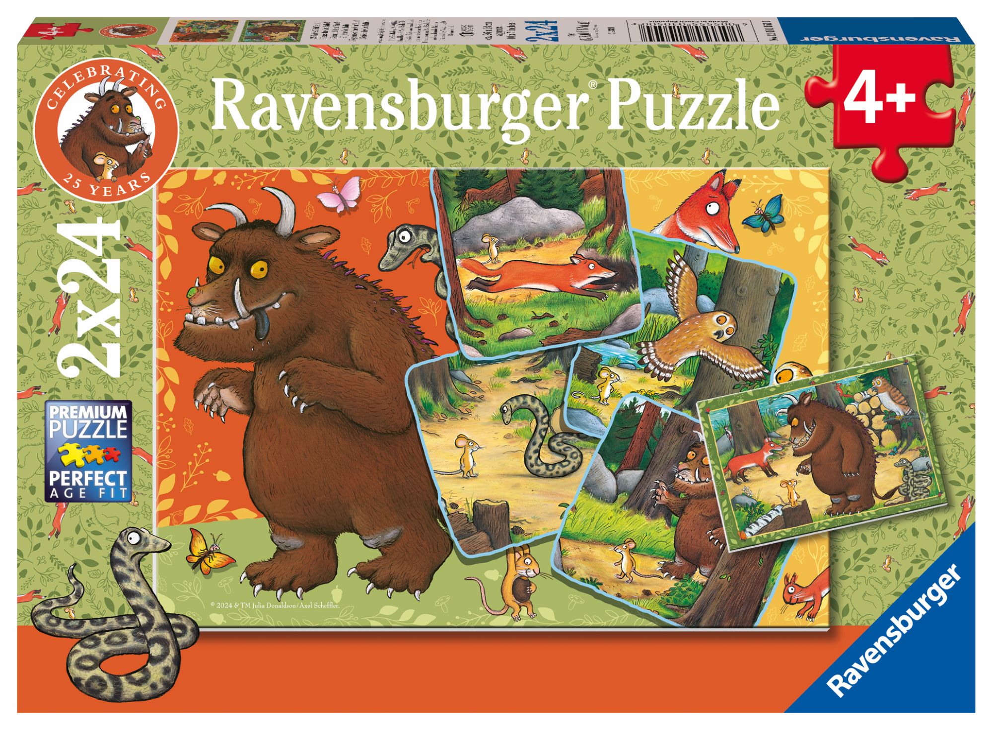Ravensburger pusle 2x24 tk: Metsaelanikud