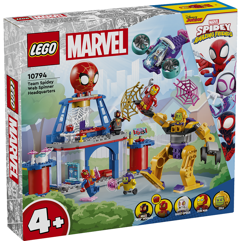 LEGO Spidey Team Spidey Web Spinneri peakorter