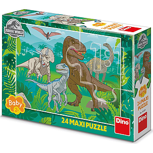 Dino Puzzle 24 pc, The world of dinosaurs