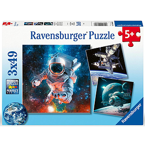Ravensburger puzzle 3x49 pc Space